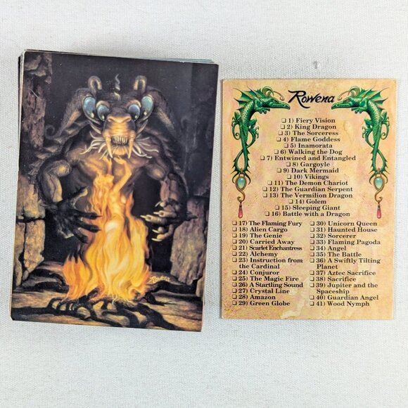 PART SET 1993 Rowena Morill Fantasy art card collection 2 (89 out of 93 cards) - Picture 1 of 8